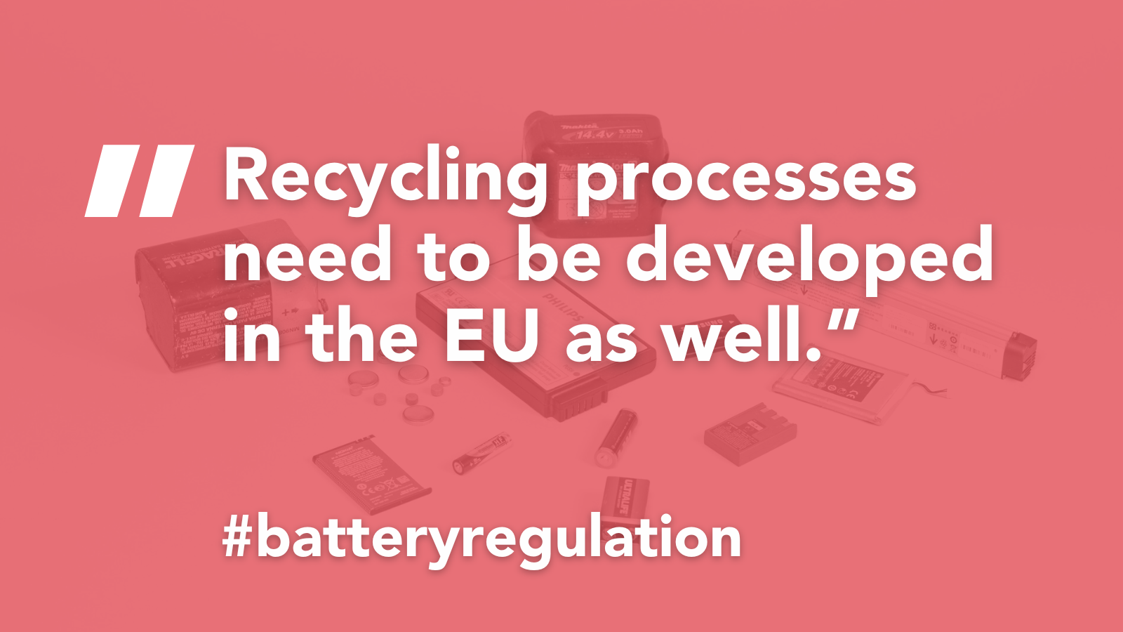 #BatteryRegulation: There is demand for recycling the rare metals used in lithium-ion accumulators, but some accumulators lack recycling solutions—what will happen to the increasingly demanding recycling targets of the EU?  