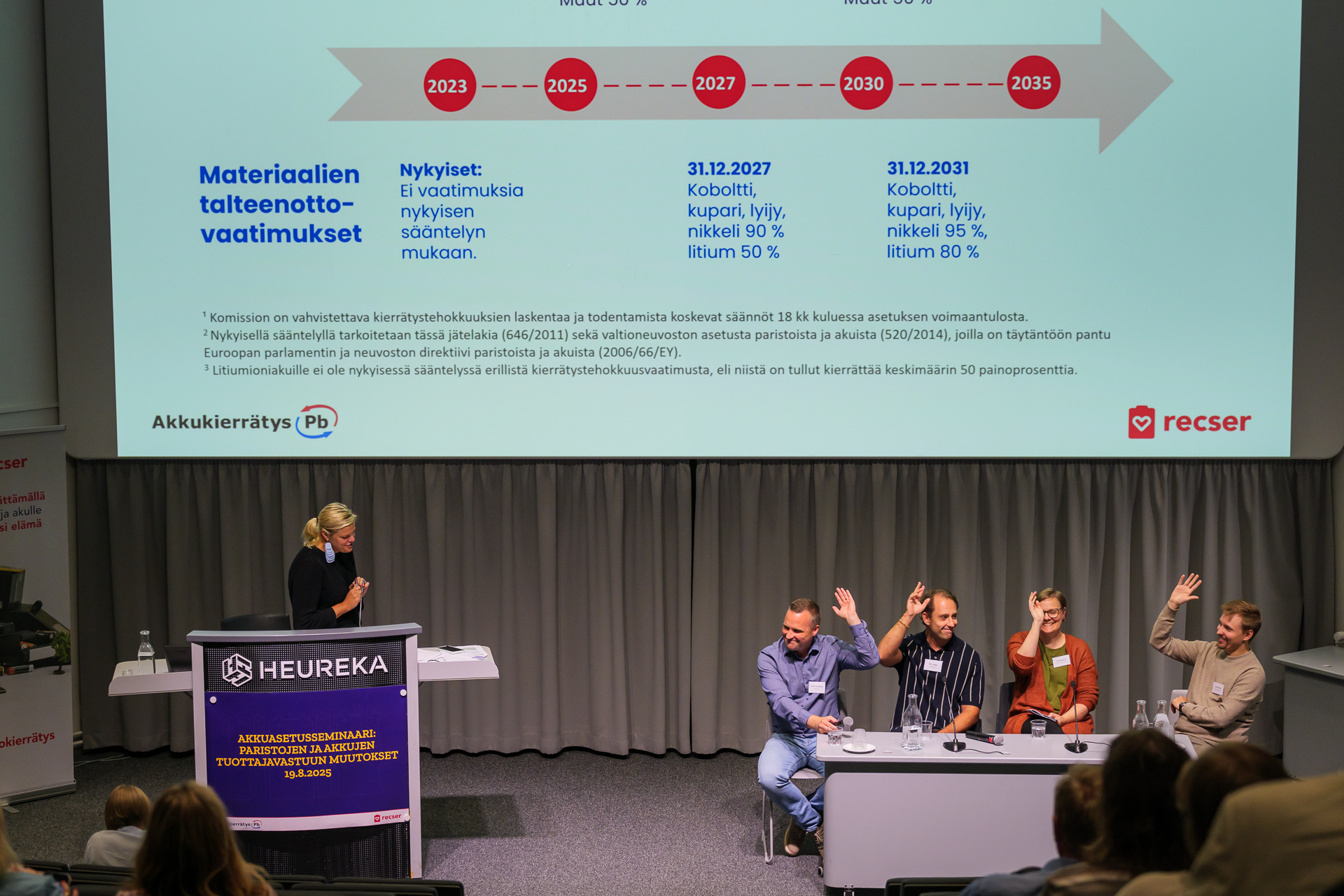 #BatteryRegulationSeminar: EU battery regulation tightens requirements, but recycling service providers believe in collaboration: “This is a chain that we all influence”